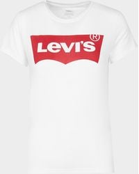 levi white t shirt women's