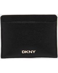 dkny wallet black