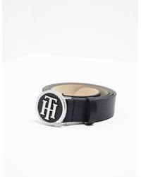 Tommy Hilfiger Round Buckle Belt - Black