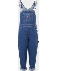 A.P.C Long-sleeved Denim Jumpsuit in Blue Womens Clothing Jumpsuits and rompers Full-length jumpsuits and rompers 