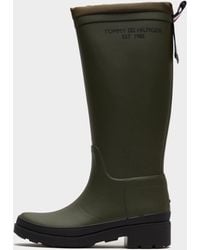 Tommy Hilfiger Over Knee Rain Boots - Green