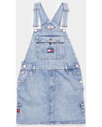 tommy jeans 90s dungaree dress