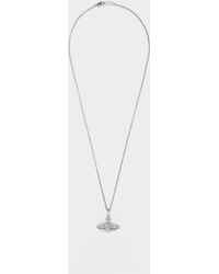 Vivienne Westwood Mini Orb Pendant Necklace - Metallic