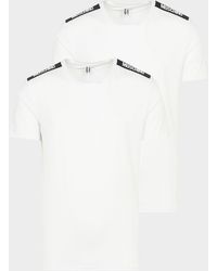Moschino 2 Pack Tape T-shirt - White