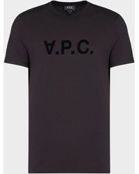 A.P.C. Flock Vpc T-shirt - Black