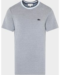 lacoste birdseye t shirt