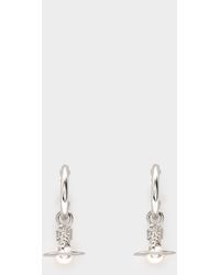Vivienne Westwood Layla Hoop Earrings - Metallic