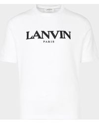 Lanvin Tonal Embroidered T-shirt - White
