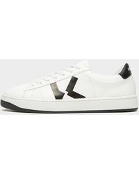 KENZO Leather Tennis Sneakers - White