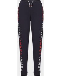 tommy hilfiger navy tracksuit bottoms