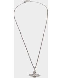 Vivienne Westwood Mini Orb Pendant Necklace - Black