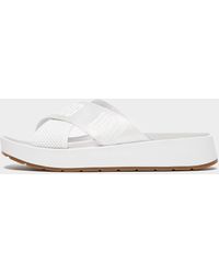 UGG Suede Emily Crossover Sandals in Brown - Lyst