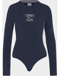 Tommy Hilfiger University Logo Bodysuit Blue