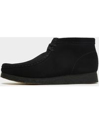black clarks wallabees
