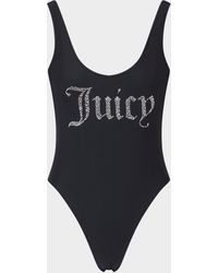 Juicy Couture Divina Diamante Swimsuit - Black