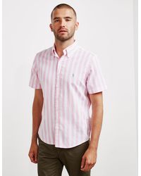 Polo Ralph Lauren Candy Stripe Short Sleeve Shirt Pink
