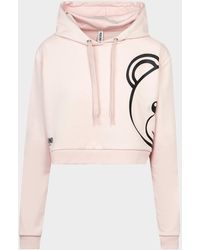 Moschino Moschino Sweatshirt Hoodie Cotton Woman Pink V17055527 1147 Sz 42 PUT OFFER 