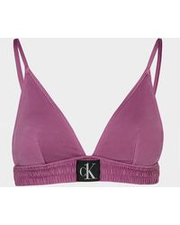 Calvin Klein Authentic Traingle Bikini Top - Pink
