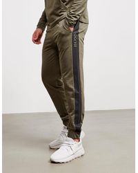 boss authentic cuffed fleece pants