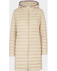 Tommy Hilfiger Essential Down Long Jacket Nude - Natural