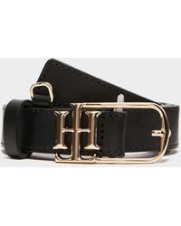 Tommy Hilfiger Dual 2.5 Logo Belt - Black