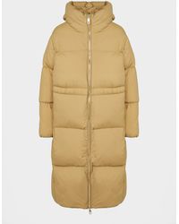 Tommy Hilfiger Down Puffer Maxi Jacket Nude - Natural