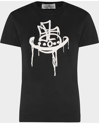 Vivienne Westwood Drip Orb T-shirt - Black