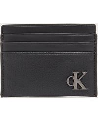 Calvin Klein Mini Monogram Card Holder - Black