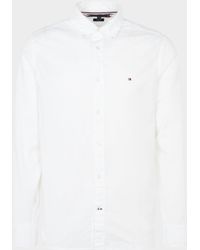 Tommy Hilfiger Natural Poplin Shirt - White