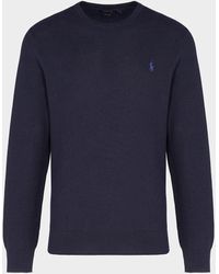 ralph lauren black jumper mens