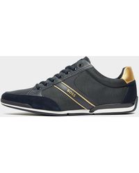 BOSS by HUGO BOSS Orlando Low Profile Shoes (trainers) in Black for Men |  Lyst UK