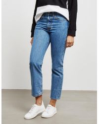 Levi's Levis 501 Cropped Jeans Blue
