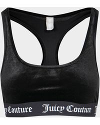 Juicy Couture Velour Bralette - Black