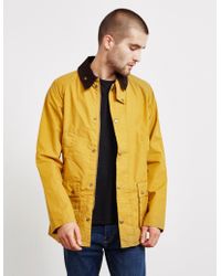 Yellow Barbour Jackets for Men | Lyst