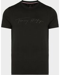 Tommy Hilfiger Signature Graphic T-shirt - Black