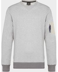 PS by Paul Smith Arm Pocket Crew Sweatshirt - Grey
