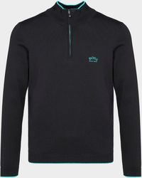 black and gold hugo boss jumper