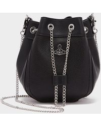 Vivienne Westwood Chrisy Bucket Bag - Black