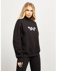 MSGM Checker Sweatshirt Black