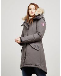 Canada Goose Rossclair Padded Parka Jacket Grey - Gray
