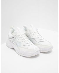 calvin klein trainers maya white