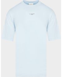 Drole de Monsieur Nfpm Logo T-shirt - Blue