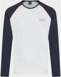hugo boss long sleeve t shirt mens