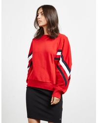 Tommy Hilfiger Kitty Stripe Sweatshirt Red