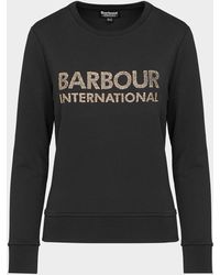 barbour sweatshirt womens