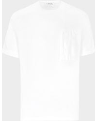 Lanvin Zip Pocket T-shirt - White