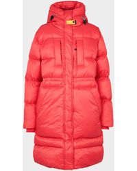 Parajumpers Eira Mid Puffer Coat - Red