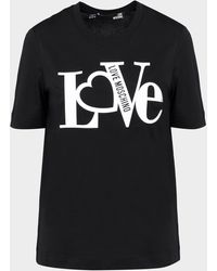 Love Moschino T-shirts for Women - Up to 74% off | Lyst