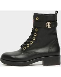Tommy Hilfiger Essential Biker Boot - Black