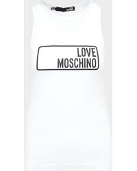 Love Moschino Sleeveless and tank tops for Women - Up to 67% off 